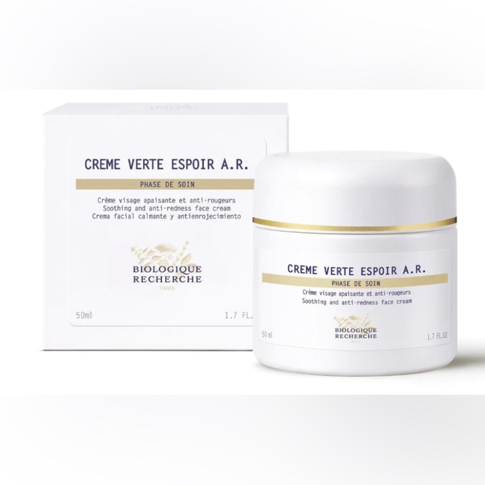NWT-Sealed Crème Verte Espoir A.R.- Smoothing and Anti-redness face cream 1.7 oz